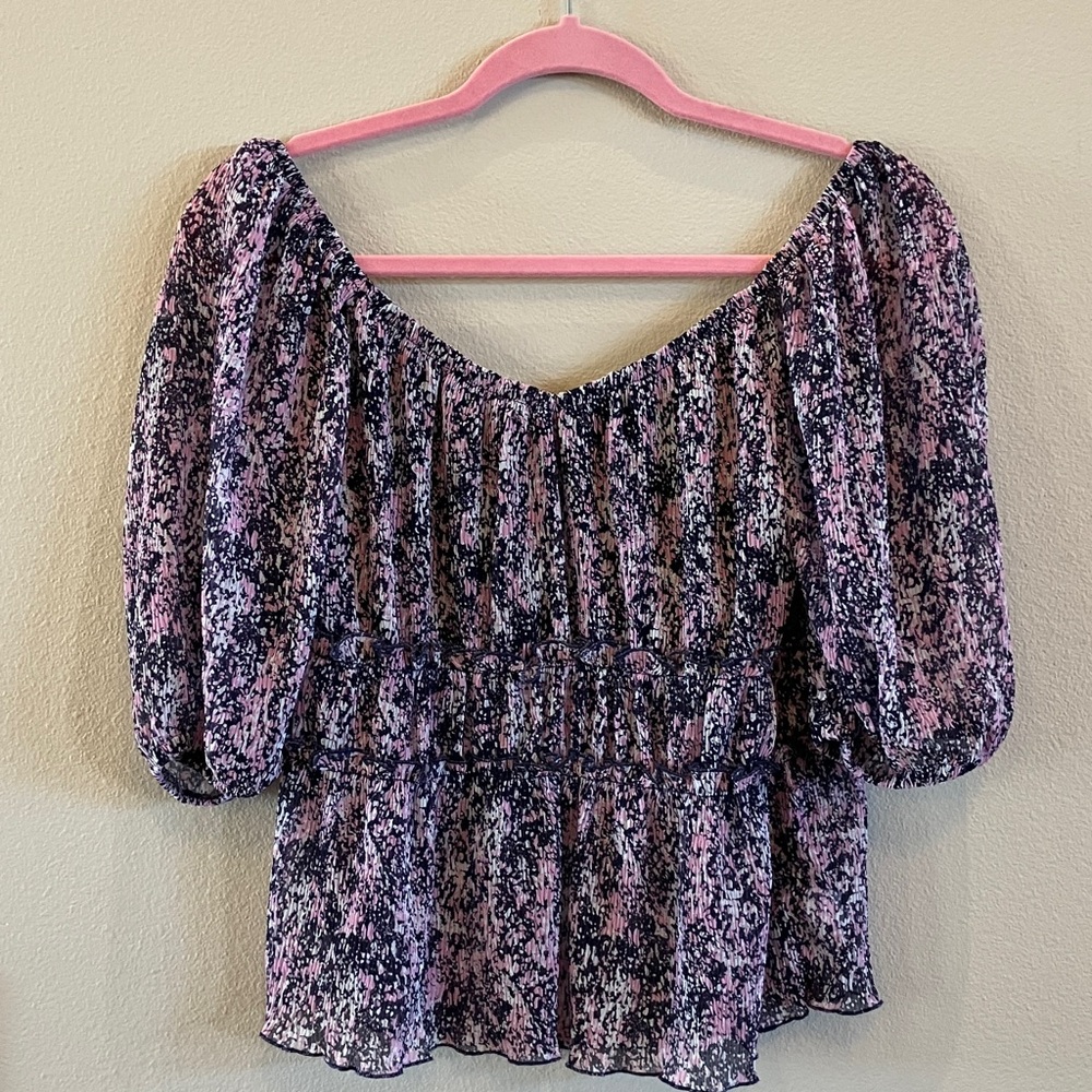 Central Park West Floral Top